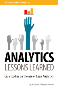 Analytics Lessons Learned