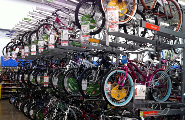 Prebuilt bikes at Wal-mart